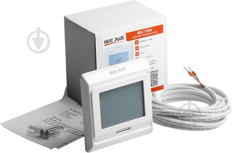 Терморегулятор Heat Plus M9.716 белый (M9716W) - фото 5 Терморегулятор Heat Plus M9.716 белый (M9716W) - фото 5