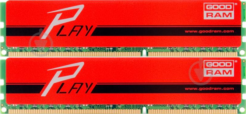 Оперативная память GOODRAM DDR3 SDRAM 16 GB (2x8GB) 1600 MHz (GYR1600D364L10/16GDC) - фото 1