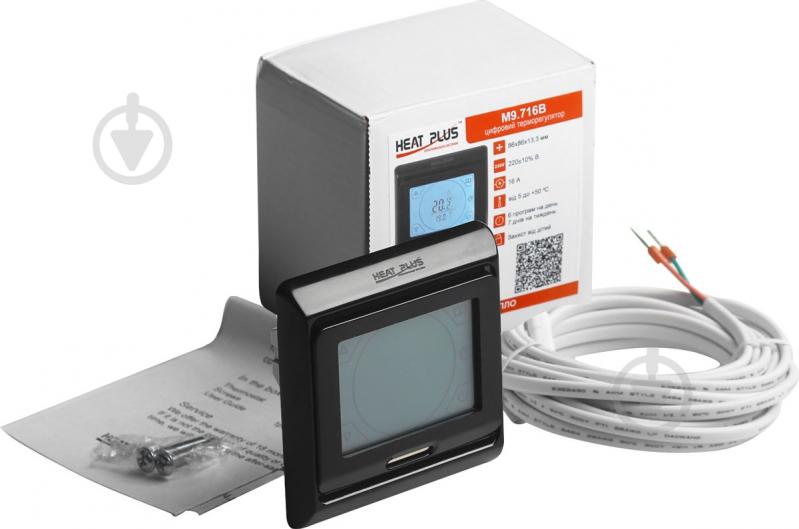 Терморегулятор Heat Plus M9.716 черный (M9716B) - фото 5 Терморегулятор Heat Plus M9.716 черный (M9716B) - фото 5