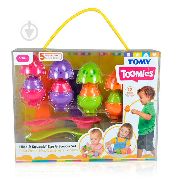 Развивающая игрушка Tomy Яркие яйца с ложечками T73082 - фото 5