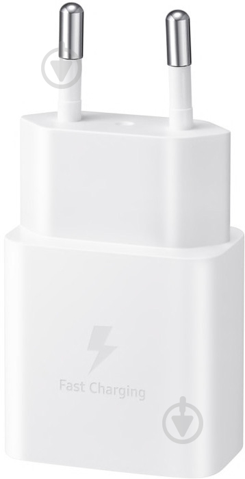 Зарядний пристрій Samsung 15W Power Adapter (w C to C Cable) (EP-T1510XWEGRU) - фото 2