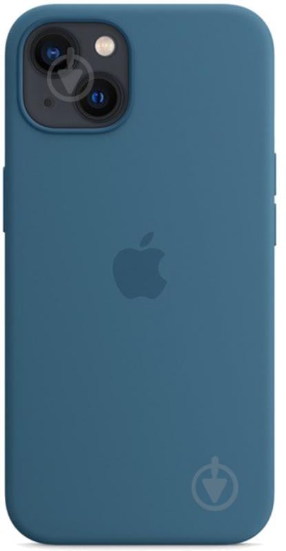 Чохол-накладка Apple Silicone Case with MagSafe для Apple iPhone 13 blue jay (MM273ZE/A) - фото 1