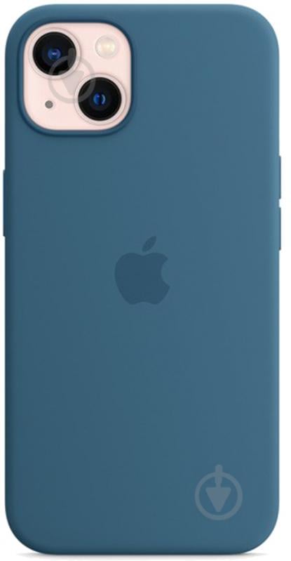 Чохол-накладка Apple Silicone Case with MagSafe для Apple iPhone 13 blue jay (MM273ZE/A) - фото 3