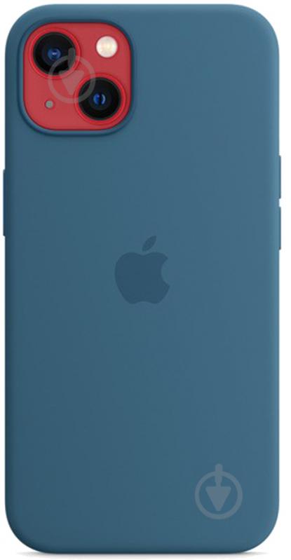 Чохол-накладка Apple Silicone Case with MagSafe для Apple iPhone 13 blue jay (MM273ZE/A) - фото 4