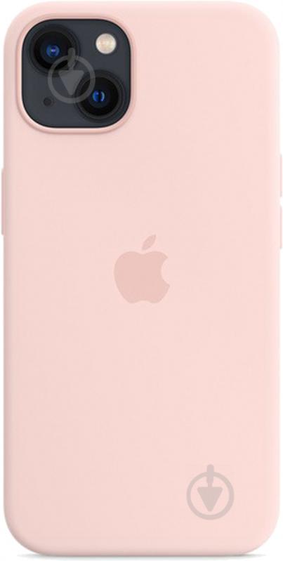 Чохол-накладка Apple Silicone Case with MagSafe для Apple iPhone 13 chalk pink (MM283ZE/A) - фото 5