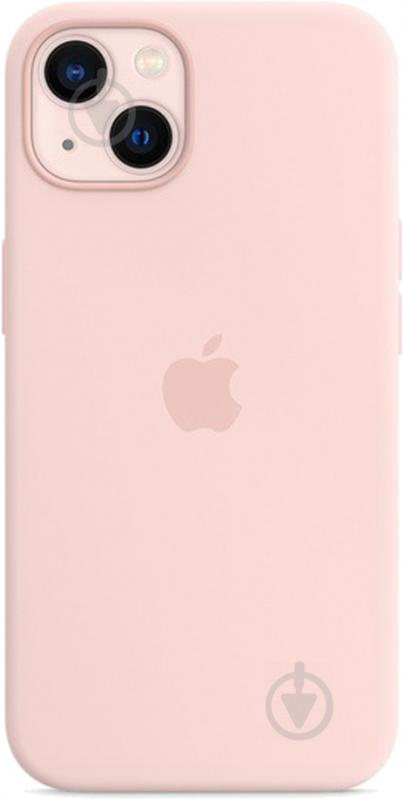 Чохол-накладка Apple Silicone Case with MagSafe для Apple iPhone 13 chalk pink (MM283ZE/A) - фото 3