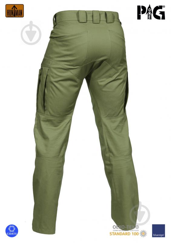 Брюки тактичні P1G "HSP" (HUNTMAN SERVICE PANTS) р. XXL olive drab - фото 2