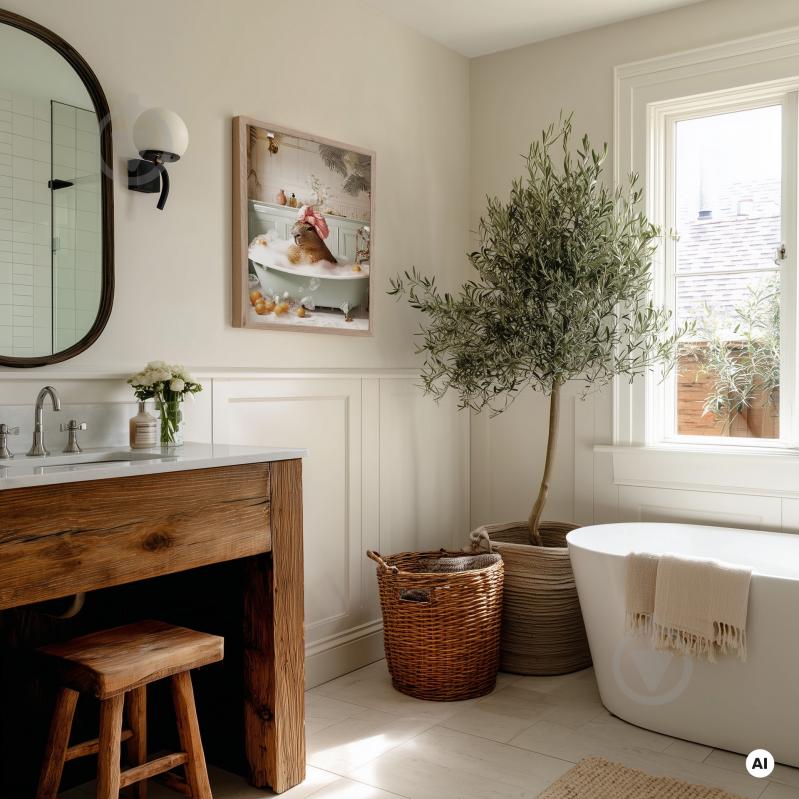 Картина Capy bath 30x40 см Styler OB-22730 - фото 8
