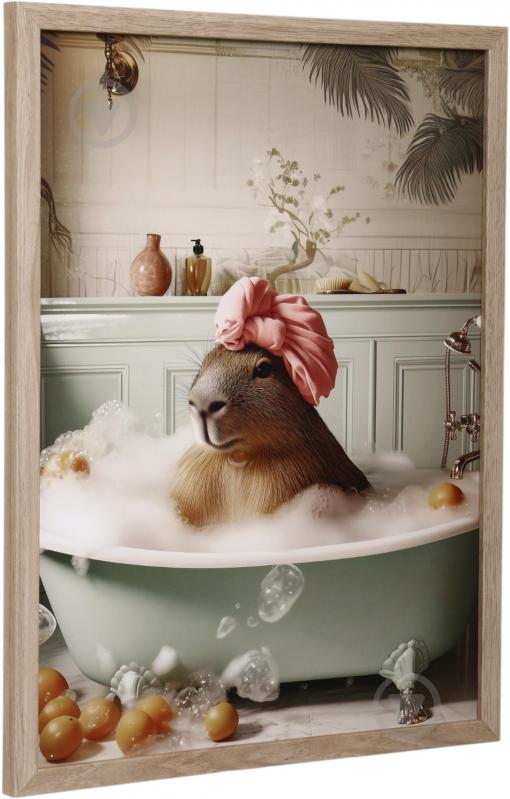 Картина Capy bath 30x40 см Styler OB-22730 - фото 3