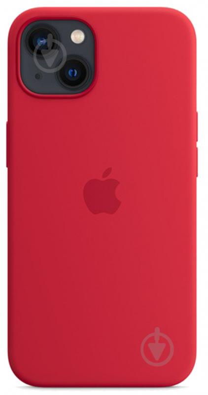 Чохол-накладка Apple Silicone Case with MagSafe для Apple iPhone 13 red (MM2C3ZE/A) - фото 1