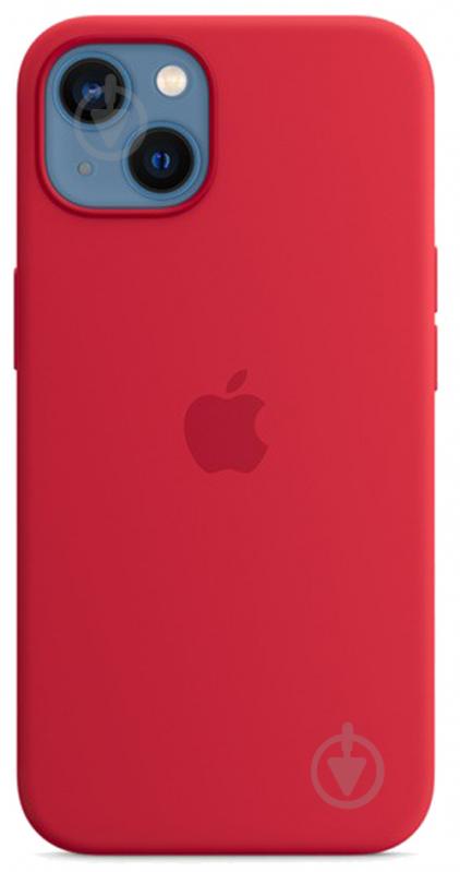 Чохол-накладка Apple Silicone Case with MagSafe для Apple iPhone 13 red (MM2C3ZE/A) - фото 2