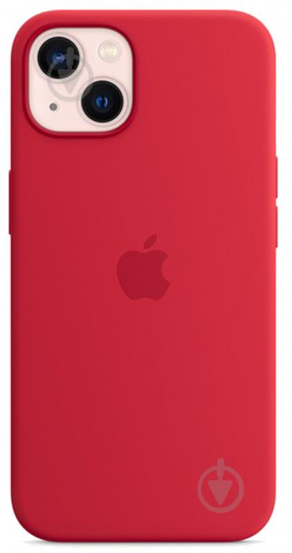 Чохол-накладка Apple Silicone Case with MagSafe для Apple iPhone 13 red (MM2C3ZE/A) - фото 3