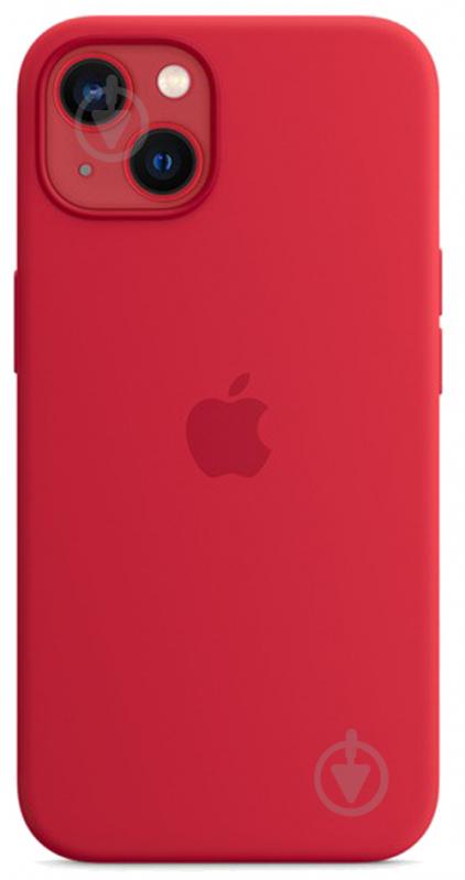 Чохол-накладка Apple Silicone Case with MagSafe для Apple iPhone 13 red (MM2C3ZE/A) - фото 4