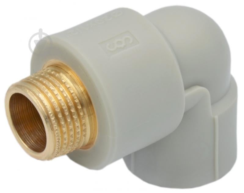 Коліно зовнішня PP-R 25 x 1/2 PRAWTECH Sp. z o.o. - фото 1