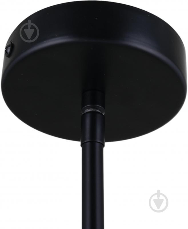 Світильник підвісний Sensio Borealis 4x40 Вт E14 чорний/амбер ALG-74783/4 - фото 4 Світильник підвісний Sensio Borealis 4x40 Вт E14 чорний/амбер ALG-74783/4 - фото 4