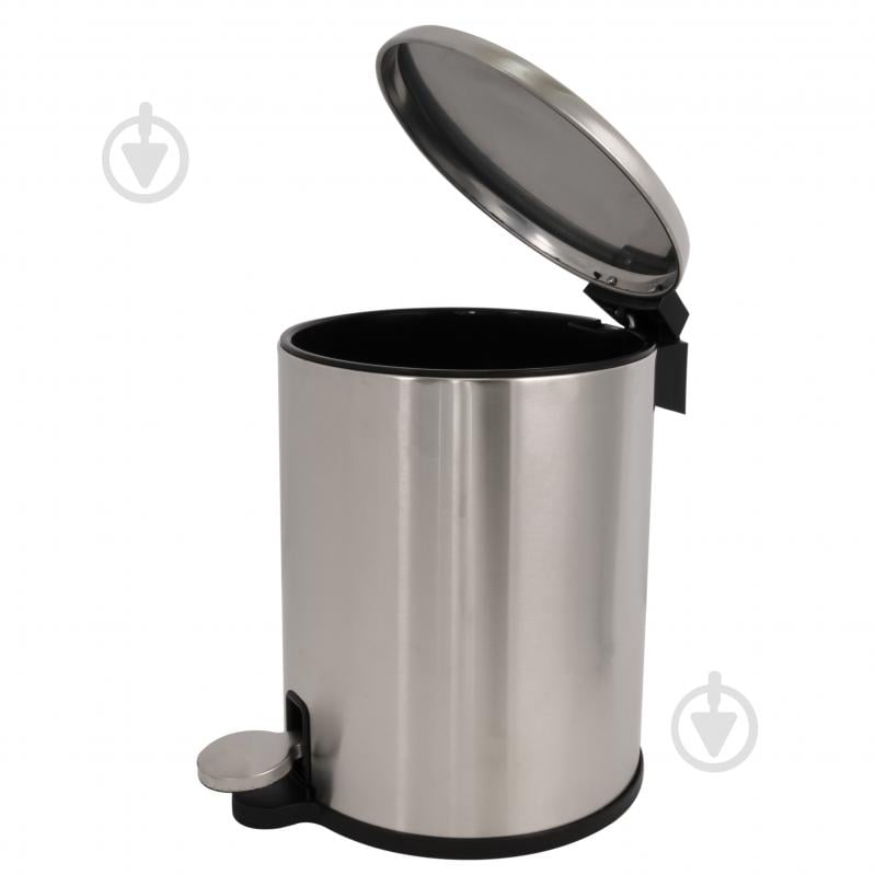 Ведро с педалью PRIMANOVA CIGO 6 л сатин матовый - фото 2 Ведро с педалью PRIMANOVA CIGO 6 л сатин матовый - фото 2