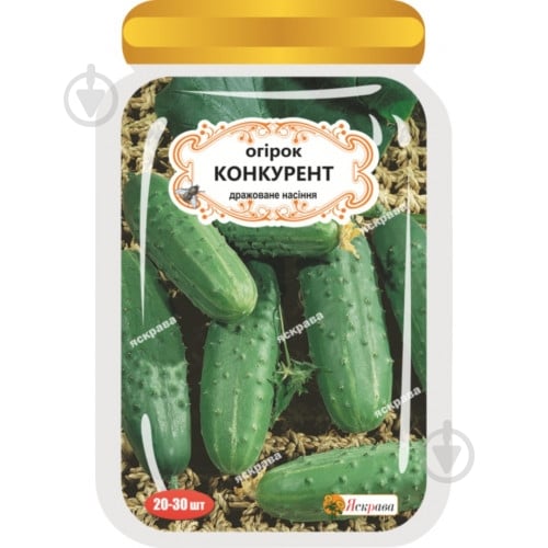 Семена Яскрава огурец Конкурент (4823069908690) - фото 1