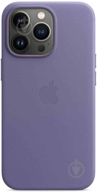 Чохол-накладка Apple Leather Case with MagSafe для Apple iPhone 13 Pro wisteria (MM1F3ZE/A) - фото 1