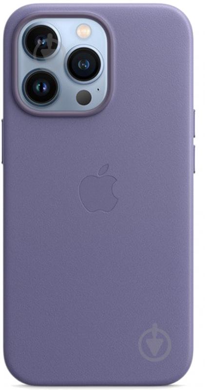 Чохол-накладка Apple Leather Case with MagSafe для Apple iPhone 13 Pro wisteria (MM1F3ZE/A) - фото 2