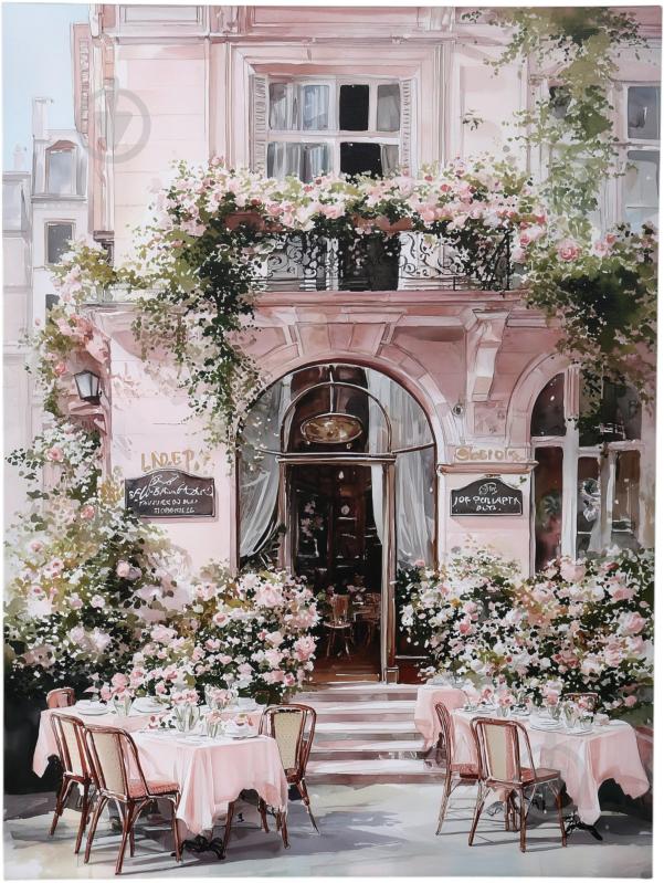 Картина Сafe de fleurs 60x80 см 60x Styler CA-18683 - фото 1