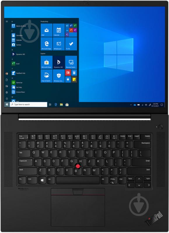 Ноутбук Lenovo ThinkPad X1 Extreme Gen 4 16" (20Y5001XRA) black - фото 3