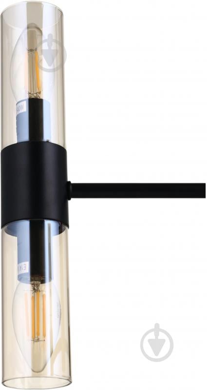 Люстра підвісна Sensio Borealis 8x40 Вт E14 чорний/амбер ALG-74783/4+4 - фото 3 Люстра підвісна Sensio Borealis 8x40 Вт E14 чорний/амбер ALG-74783/4+4 - фото 3