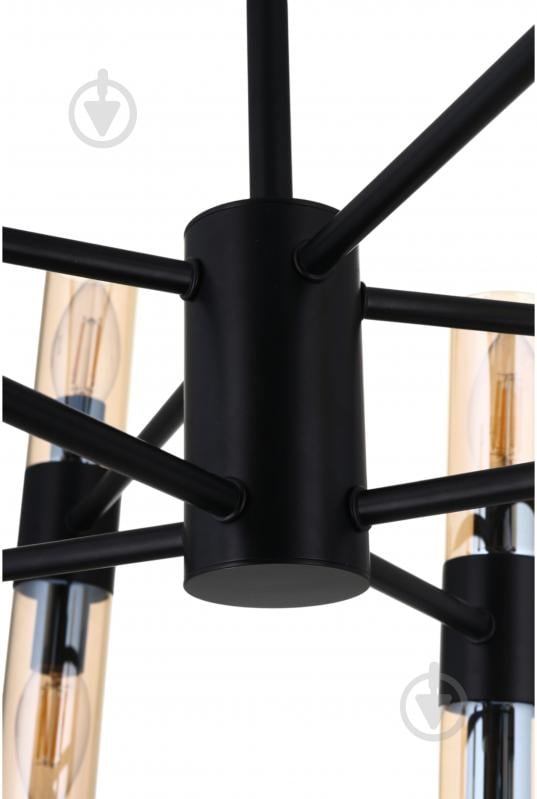 Люстра підвісна Sensio Borealis 16x40 Вт E14 чорний/амбер ALG-74783/8+8 - фото 4 Люстра підвісна Sensio Borealis 16x40 Вт E14 чорний/амбер ALG-74783/8+8 - фото 4
