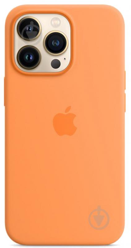 Чехол-накладка Apple Silicone Case with MagSafe для Apple iPhone 13 Pro marigold (MM2D3ZE/A) - фото 3