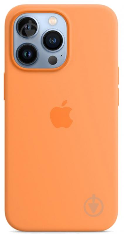 Чохол-накладка Apple Silicone Case with MagSafe для Apple iPhone 13 Pro marigold (MM2D3ZE/A) - фото 4