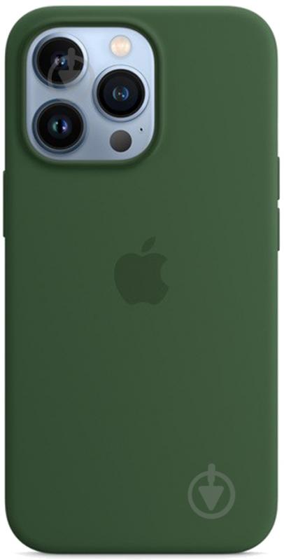 Чохол-накладка Apple Silicone Case with MagSafe для Apple iPhone 13 Pro clover (MM2F3ZE/A) - фото 4