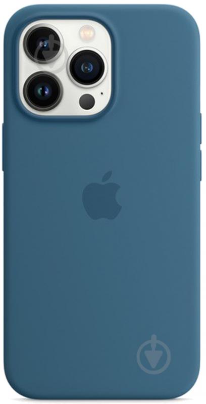 Чохол-накладка Apple Silicone Case with MagSafe для Apple iPhone 13 Pro blue jay (MM2G3ZE/A) - фото 2