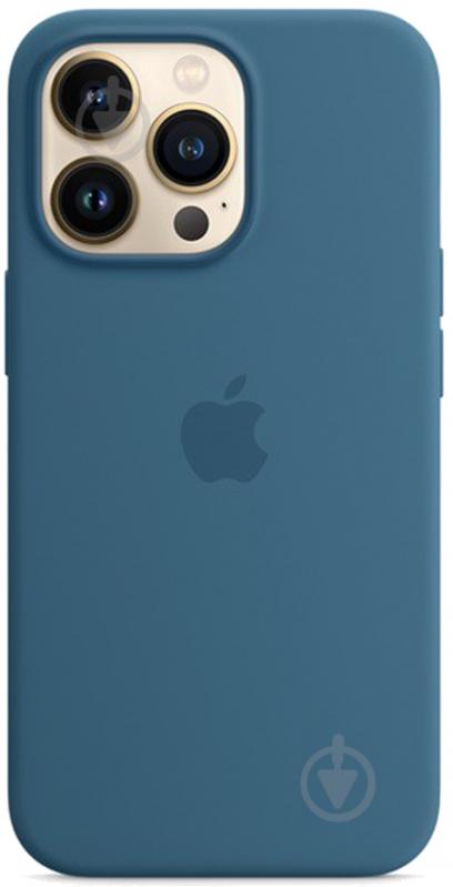 Чохол-накладка Apple Silicone Case with MagSafe для Apple iPhone 13 Pro blue jay (MM2G3ZE/A) - фото 3