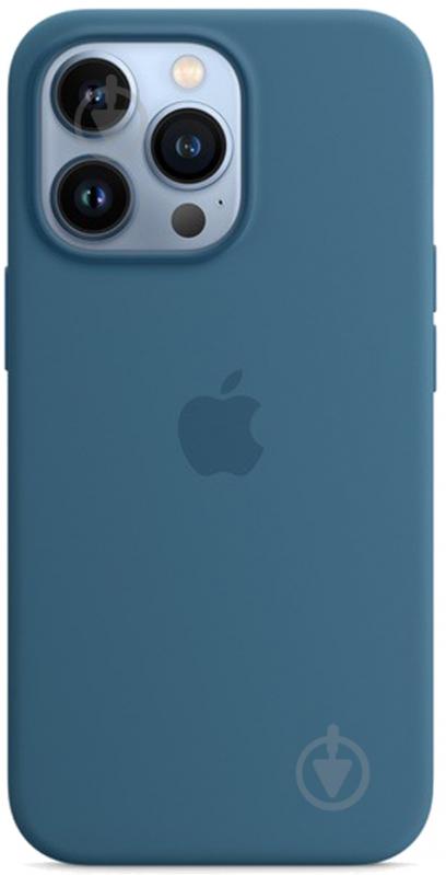 Чохол-накладка Apple Silicone Case with MagSafe для Apple iPhone 13 Pro blue jay (MM2G3ZE/A) - фото 4