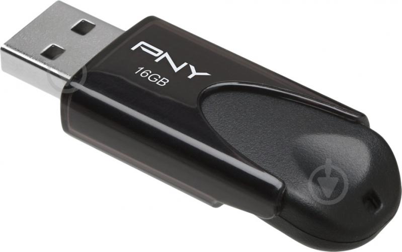 Флеш-пам'ять USB PNY Attache 4 16 ГБ USB 2.0 black (FD16GATT4-EF) - фото 1