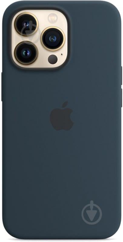 Чохол-накладка Apple Silicone Case with MagSafe для Apple iPhone 13 Pro abyss blue (MM2J3ZE/A) - фото 3