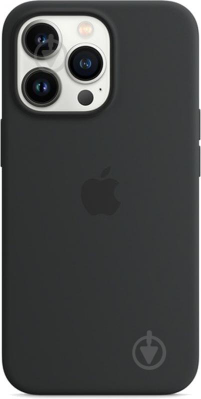 Чохол-накладка Apple Silicone Case with MagSafe для Apple iPhone 13 Pro midnight (MM2K3ZE/A) - фото 1