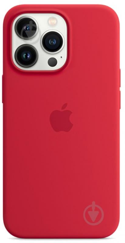 Чохол-накладка Apple Silicone Case with MagSafe для Apple iPhone 13 Pro red (MM2L3ZE/A) - фото 1