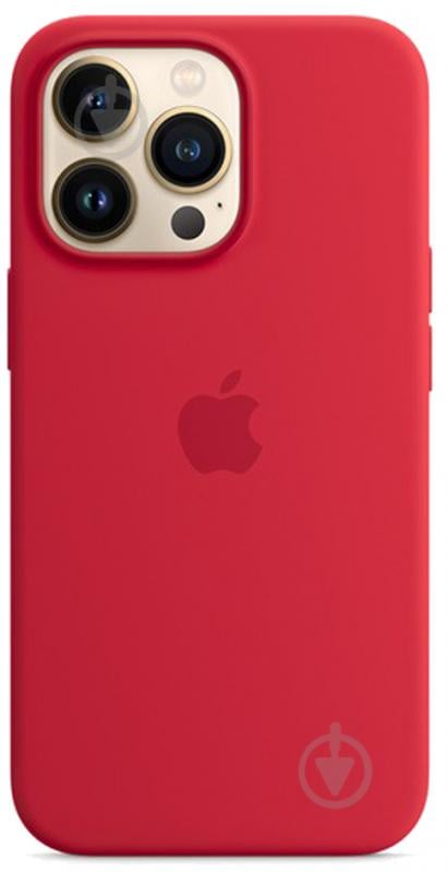 Чохол-накладка Apple Silicone Case with MagSafe для Apple iPhone 13 Pro red (MM2L3ZE/A) - фото 2