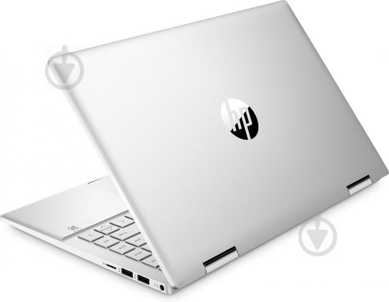 Ноутбук HP Pavilion x360 14" (423J2EA) natural silver - фото 9