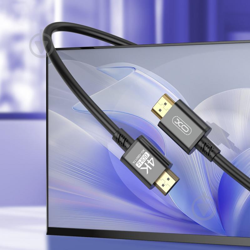 Кабель Xo GB017A-HDMI to HDMI v2.0 3 м сріблястий (GB017A-HDMI.tranish) - фото 5