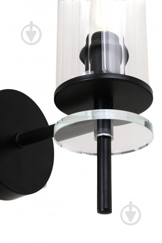 Светильник настенный Sensio Canis 40 Вт E14 черный/прозрачный ALG-74590/1W - фото 5