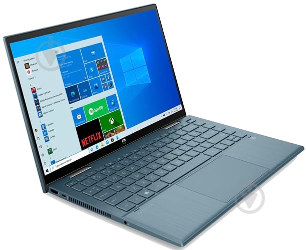Ноутбук HP Pavilion x360 14" (464H5EA) spruce blue - фото 3 Ноутбук HP Pavilion x360 14" (464H5EA) spruce blue - фото 3
