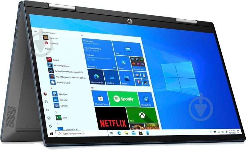 Ноутбук HP Pavilion x360 14" (464H5EA) spruce blue - фото 2 Ноутбук HP Pavilion x360 14" (464H5EA) spruce blue - фото 2