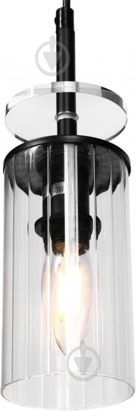 Світильник підвісний Sensio Canis 3x40 Вт E14 чорний із прозорим ALG-74590/3P - фото 3 Світильник підвісний Sensio Canis 3x40 Вт E14 чорний із прозорим ALG-74590/3P - фото 3