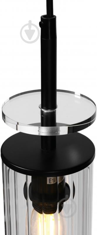Світильник підвісний Sensio Canis 3x40 Вт E14 чорний із прозорим ALG-74590/3P - фото 4 Світильник підвісний Sensio Canis 3x40 Вт E14 чорний із прозорим ALG-74590/3P - фото 4