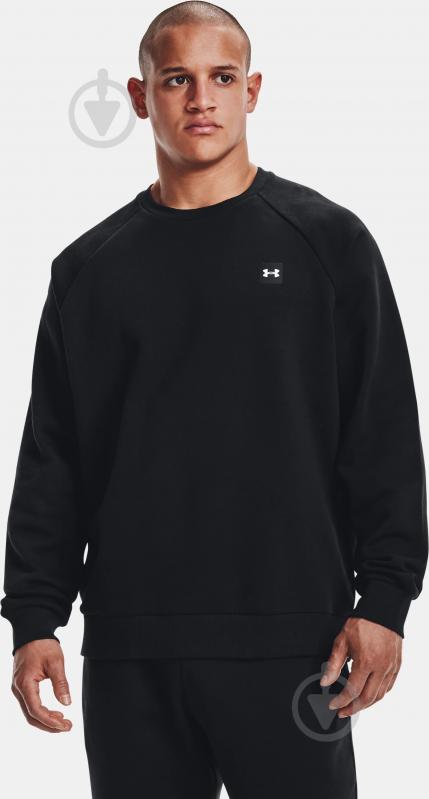 Свитшот Under Armour UA Rival Fleece Crew 1357096-001 р. M черный - фото 2