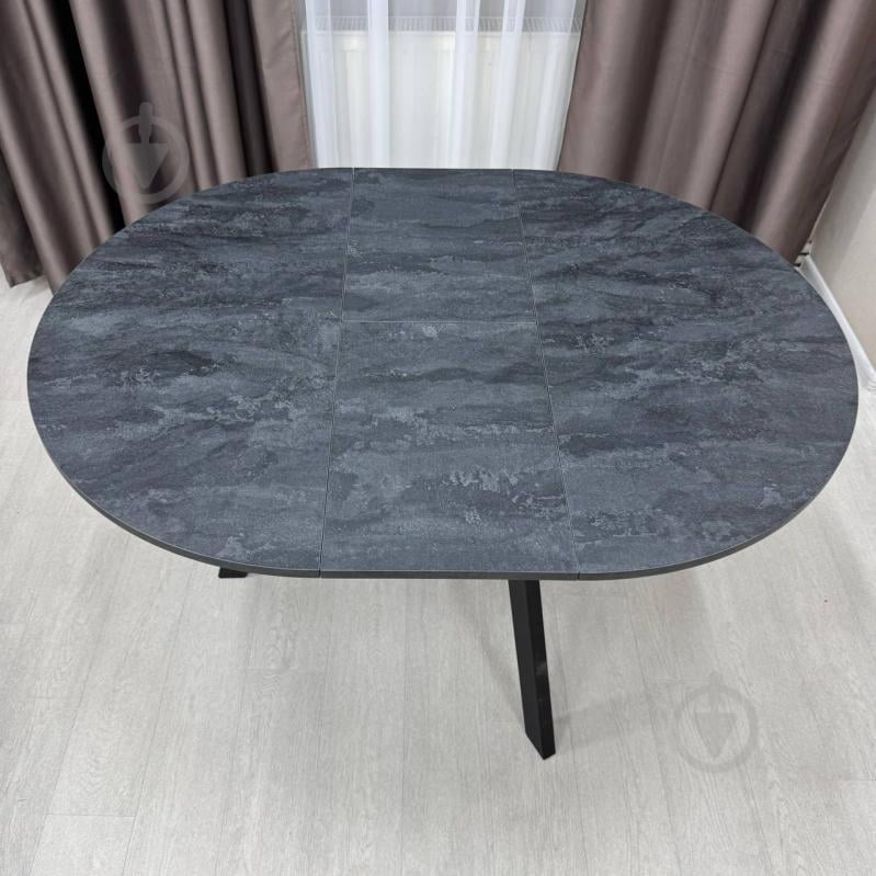 Стол обеденный Starwood Alen Fold 1000(1330)x1000x750мм угольный камень/черный - фото 15 Стол обеденный Starwood Alen Fold 1000(1330)x1000x750мм угольный камень/черный - фото 15