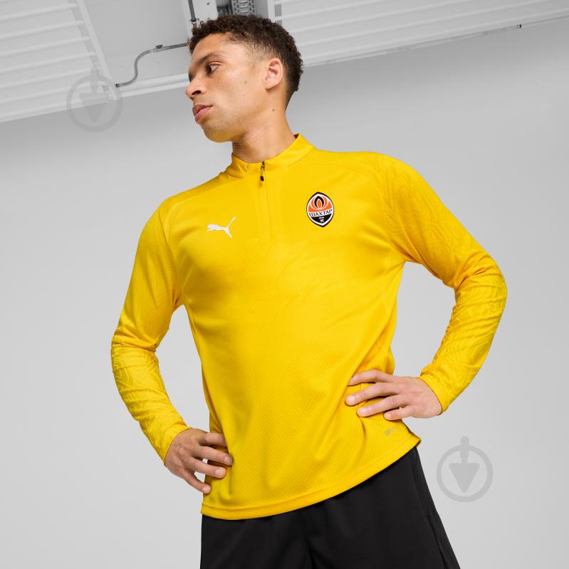 Джемпер Puma FCSD TRG 1/4 ZIP TOP PRO 77785404 р.2XL жовтий - фото 3