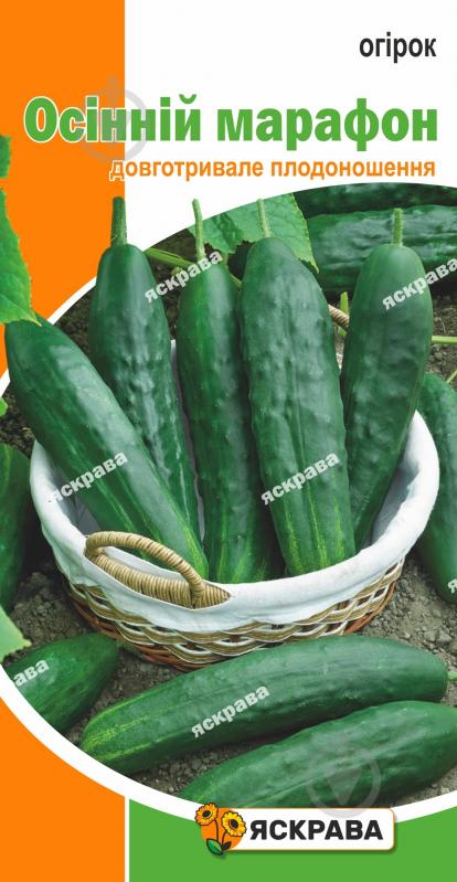 Семена огурец Осенний марафон 5 г Яскрава - фото 1