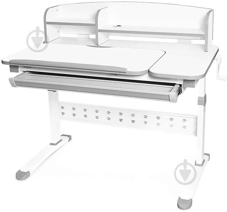 Стол Evo-kids Martin Grey с полкой - фото 1 Стол Evo-kids Martin Grey с полкой - фото 1